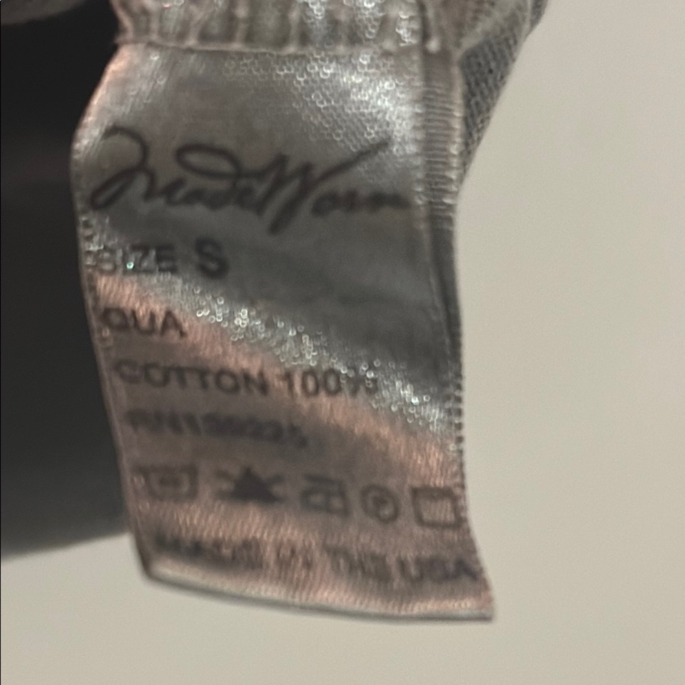 MadeWorn AC/DC Graphic Tee Gray/Black size small glitter effects - Picture 14 of 14